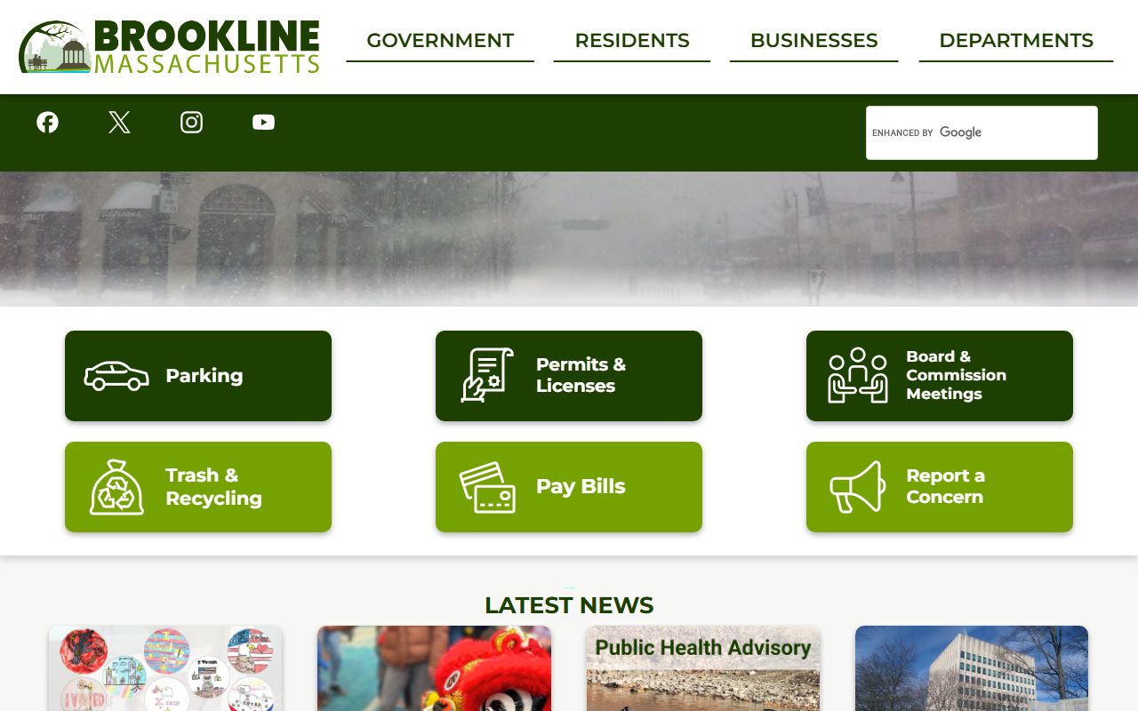 Brookline jail mugshots town resource page